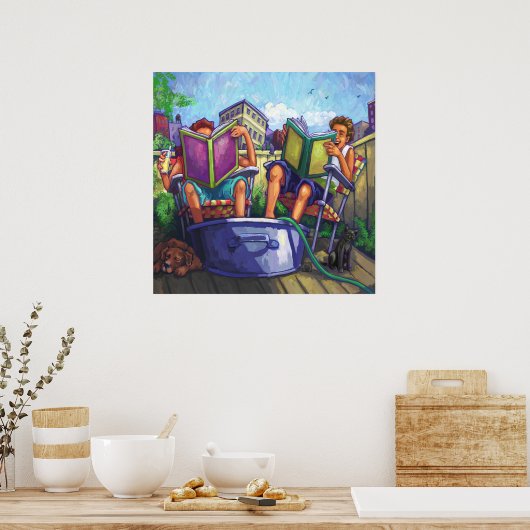 夏期読の ポスター (キッチン)