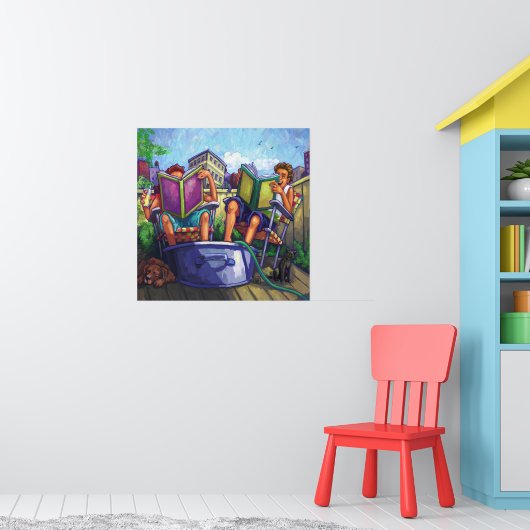 夏期読の ポスター (子ども部屋1)