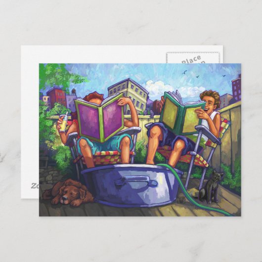 夏期読の ポストカード (正面/裏面)