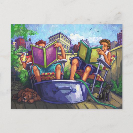 夏期読の ポストカード (正面)