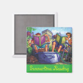 夏期読の マグネット (正面/裏面)