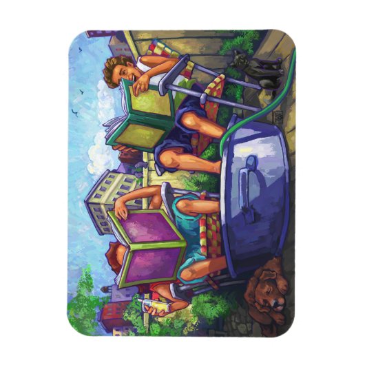 夏期読の マグネット (縦)