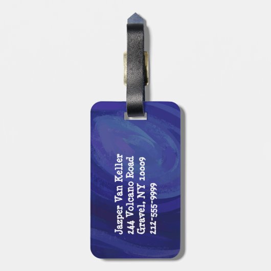 夏期読の ラゲッジタグ (裏面縦)