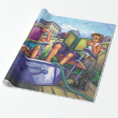 夏期読の ラッピングペーパー (アンロールド)