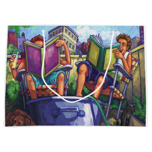 夏期読の ラージペーパーバッグ (正面)