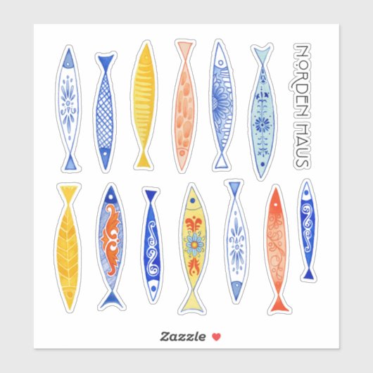 夏期魚学院 シール (シート)