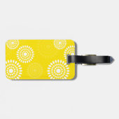 夏期黄色の花ラゲッジタグ ラゲッジタグ (裏面横)