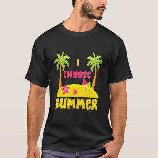 夏期 – サニーサマーバケーション Tシャツ