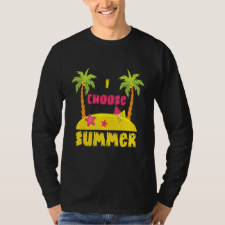 夏期 – サニーサマーバケーション Tシャツ