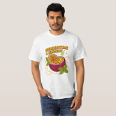 夏期&サンシャイン – トロピカルビーブスシャツ Tシャツ (正面フル)