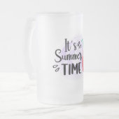 夏期 フロストグラスビールジョッキ (正面左)