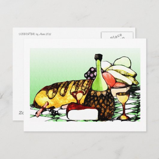 夏期 ポストカード (正面/裏面)