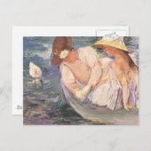 夏期、メアリーカサット, 1894 ポストカード (正面/裏面)
