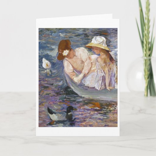 夏期、メアリー・カサット カード (正面)