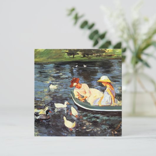 夏期(by Mary Cassatt) カード (スタンド正面)