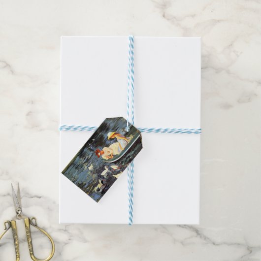 夏期(by Mary Cassatt) ギフトタグ (より糸つき)