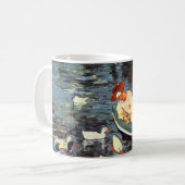 夏期(by Mary Cassatt) コーヒーマグカップ (正面左)