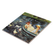 夏期(by Mary Cassatt) タイル (側面)