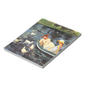 夏期(by Mary Cassatt) ノートパッド (回転)