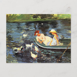 夏期(by Mary Cassatt) ポストカード