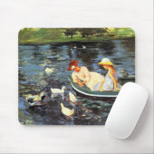 夏期(by Mary Cassatt) マウスパッド (マウス)