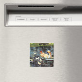 夏期(by Mary Cassatt) マグネット (インサイチュ (食洗機))