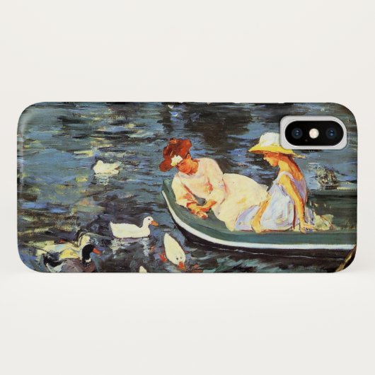 夏期(by Mary Cassatt) Case-Mate iPhoneケース (裏面(横))