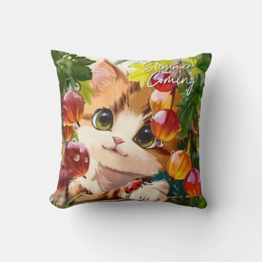 夏来は クッション (正面)