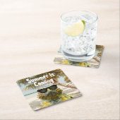 夏来は スクエアペーパーコースター (インサイチュ)