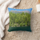 夏枕のクッシュマン湖と山エリノア クッション (ブランケット)