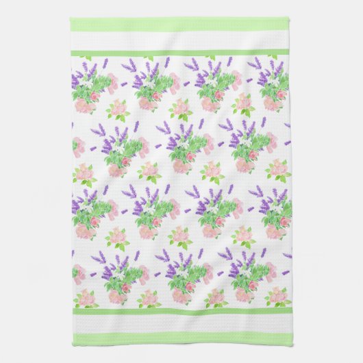 夏柄のキッチンタオルの懐かしい香り キッチンタオル (縦)