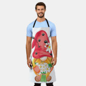 夏格言1 エプロン (着用した状態)