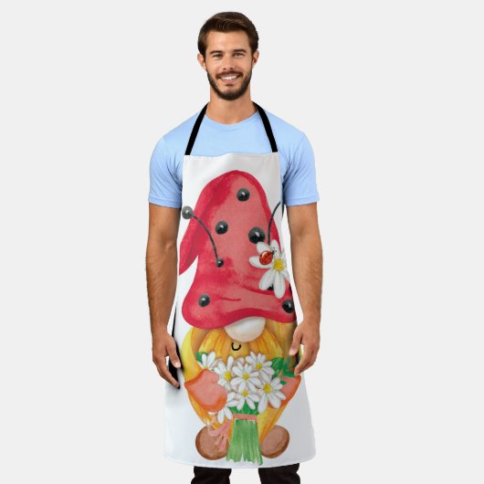 夏格言1 エプロン (着用した状態)