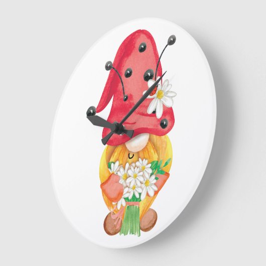 夏格言1 ラージ壁時計 (傾斜)