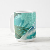 夏楽しむのマグカップ コーヒーマグカップ (正面左)