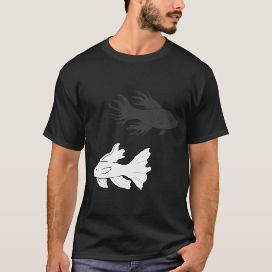 夏油と五条の魚 Tシャツ (正面)