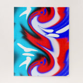 夏熱波アート ジグソーパズル (縦)