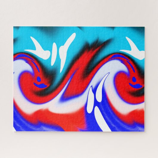 夏熱波アート ジグソーパズル (横)