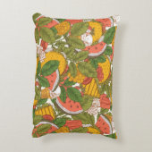 夏物の継ぎ目のない模様。サンウィチェス、アイスクリーム アクセントクッション (裏面(縦))