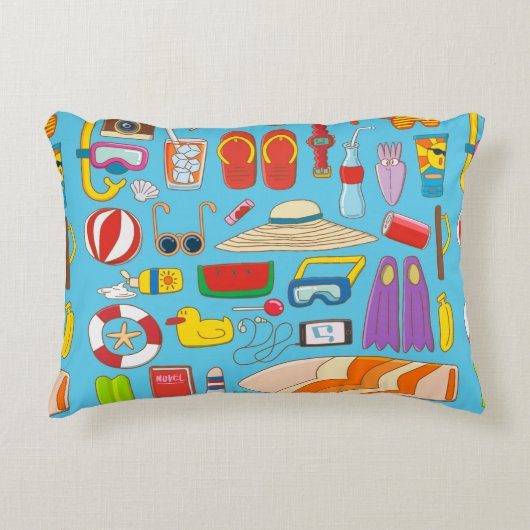 夏物の集品 アクセントクッション (正面)