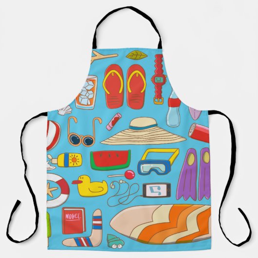 夏物の集品 エプロン (正面)