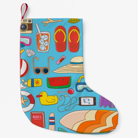 夏物の集品 スモールクリスマスストッキング (正面)