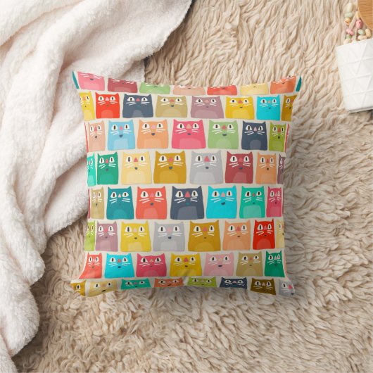 夏猫 クッション (ブランケット)