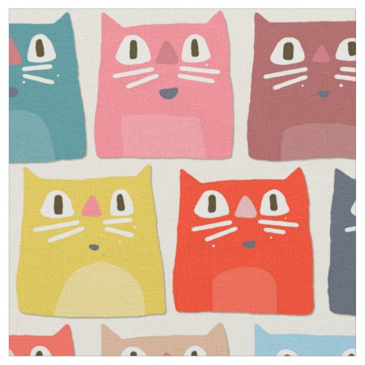 夏猫 ファブリック (クローズアップ)