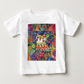 夏猫 ベビーTシャツ (正面)