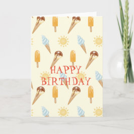 夏用アイスクリーム カード