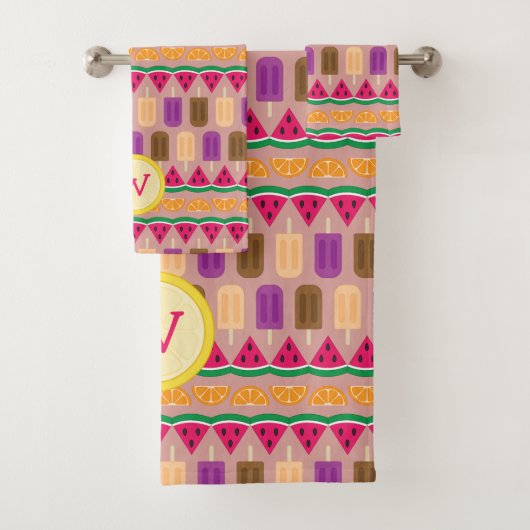 夏用スイーツタオルセット バスタオルセット (インサイチュ)