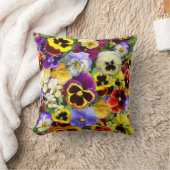 夏用パンジー～枕/クッション クッション (ブランケット)