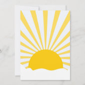 夏用先生ギフトカードホルダー 招待状 (裏面)