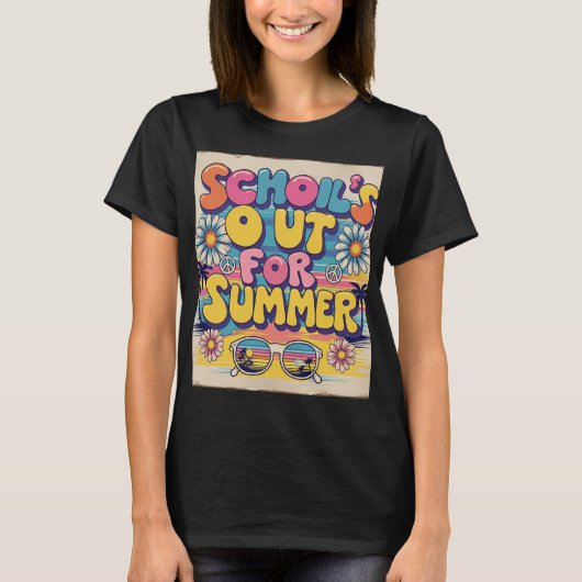 夏用Tシャツの学校 Tシャツ (正面)